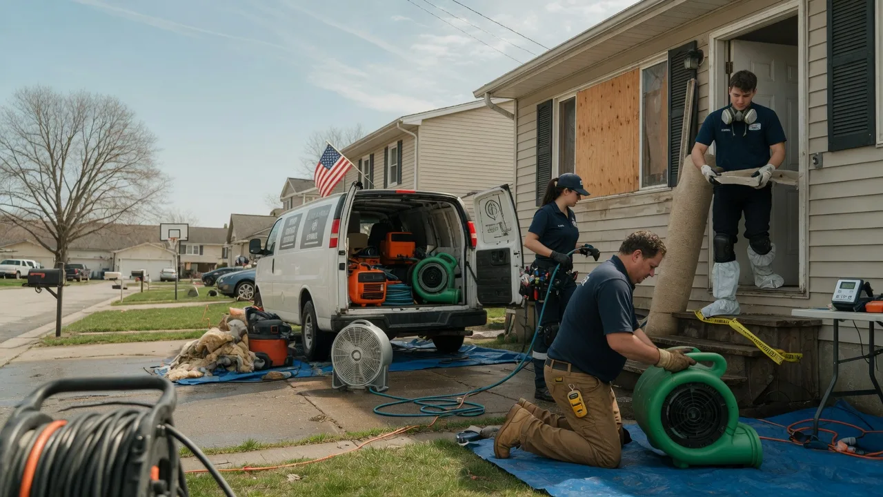 Water Damage Restoration in Linton, IN near me